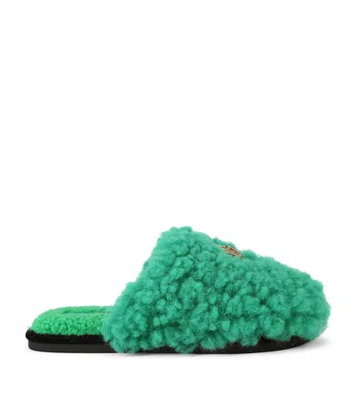 Kurt Geiger London Kensington Slippers In Green