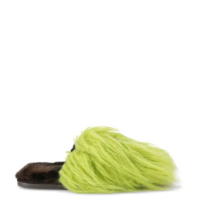 Kurt Geiger London Kensington Slippers In Green