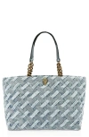 Kurt Geiger London Kensington Soft Denim Shopper Bag