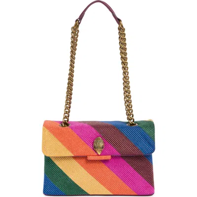 Kurt Geiger London Kensington Stripe Convertible Shoulder Bag In Multi