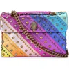 Kurt Geiger London Kensington Studded Shoulder Bag In Purple