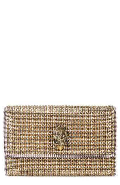 Kurt Geiger London Kensington Wallet On A Chain In Beige