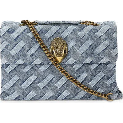 Kurt Geiger Extra Large Kensington Shoulder Bag In Navy