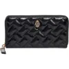 Kurt Geiger London Kensington Zip Around Leather Wallet In Black