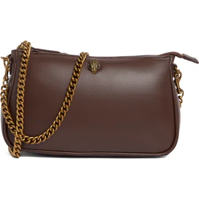 Kurt Geiger London Kew Pouch Crossbody Shoulder Bag In Brown