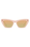 Kurt Geiger London Kgl1006 Cat Eye Sunglasses In Pink