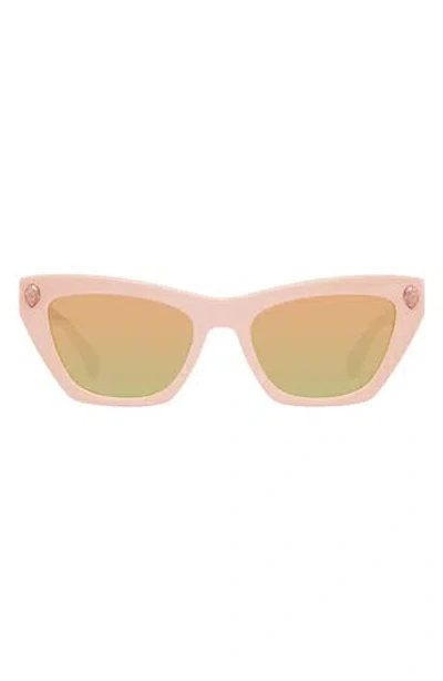 Kurt Geiger London Kgl1006 Cat Eye Sunglasses In Pink