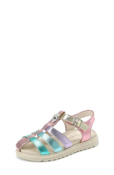 Kurt Geiger London Kids' Kensington Fisherman Sandal In Multi