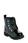 Kurt Geiger Girls' Mini Bax Boots - Toddler, Little Kid, Big Kid In Black Patent