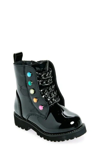 Kurt Geiger Girls' Mini Bax Boots - Toddler, Little Kid, Big Kid In Black Patent