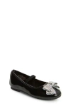 Kurt Geiger Girls' Mini Kensington Ballerina Flats - Toddler In Black Patent