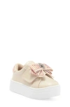 Kurt Geiger Girls' Mini Laney Bow Sneakers - Baby, Toddler, Big Kid In Bone