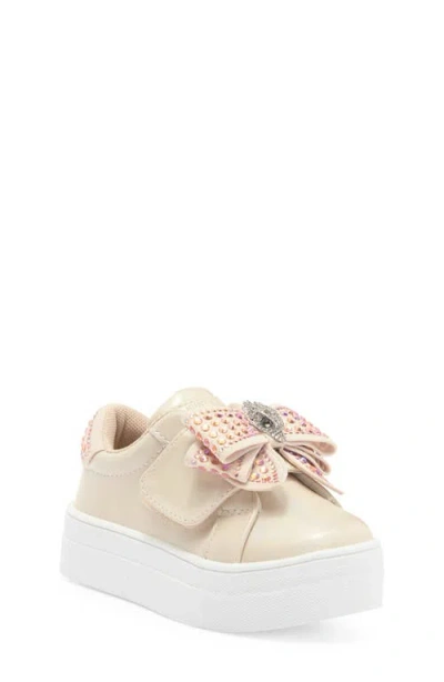 Kurt Geiger Girls' Mini Laney Bow Sneakers - Baby, Toddler, Big Kid In Bone