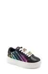 Kurt Geiger London Kids' Mini Laney Weave Sneaker In Multi