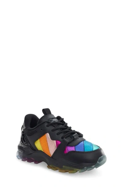 Kurt Geiger London Kids' Mini Lettie Sneaker In Black