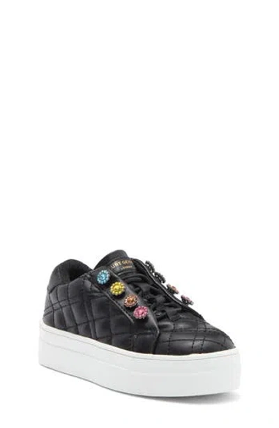 Kurt Geiger London Kids' Mini Liviah Slip-on Sneaker In Black Multi
