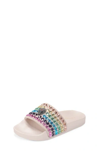 Kurt Geiger London Kids' Mini Meena Eagle Slide Sandal In Multi