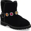 Kurt Geiger S' Mini Orson Suede Ankle Boots Blac In Black