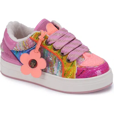 Kurt Geiger London Kids' Mini Southbank Tag Sneaker In Multi