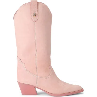 Kurt Geiger London Kiss Western Boot In Pink