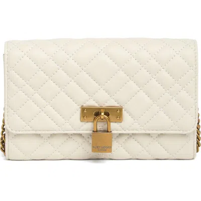 Kurt Geiger London  Brixton Chain Wallet In Neutral