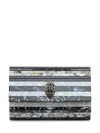 Kurt Geiger London  Kensington Striped Clutch Bag In Multi