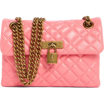 Kurt Geiger London  Mini Leather Brixton Lock Bag In Pink