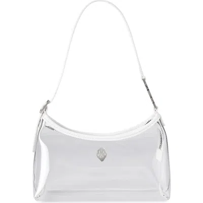 Kurt Geiger London Kurt Mini Vinyl Shoulder Bag In White
