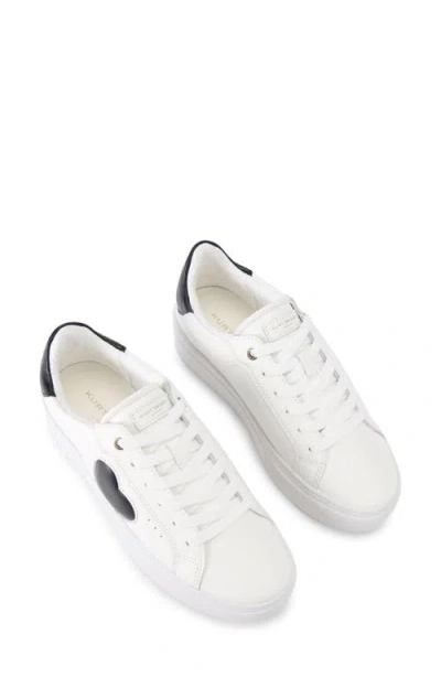 Kurt Geiger London Lana Heart Sneaker In Open White