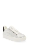 Kurt Geiger London Laney Crystal Platform Sneaker In White