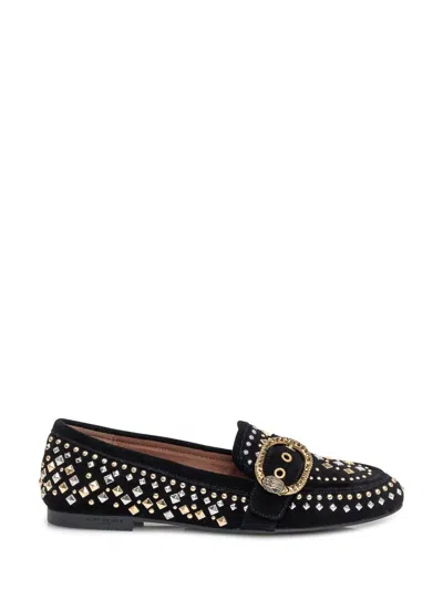 Kurt Geiger London Mayfair Stud Loafer In Charcoal