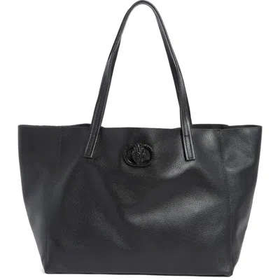 Kurt Geiger London Large Chelsea Slouch Leather Tote In Black
