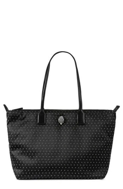 Kurt Geiger London Large Drench Studded Shopper In Black