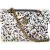 Kurt Geiger London Large Genuine Calf Hair Convertible Shoulder Bag