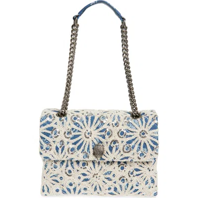 Kurt Geiger London Large Kensington Sequin Crochet Shoulder Bag