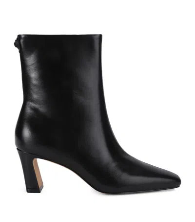 Kurt Geiger London Leather Billy Ankle Boots In Black