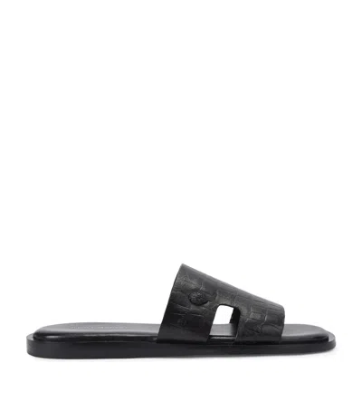 Kurt Geiger London Leather Bond Slides