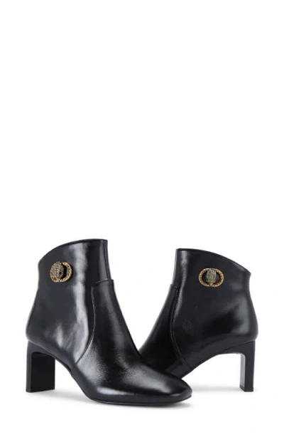 Kurt Geiger London Leather Bootie In Black