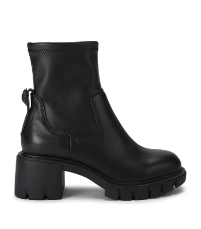 Kurt Geiger London Leather Clarence Ankle Boots 60 In Black
