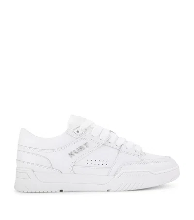 Kurt Geiger London Leather Hatton High-top Sneakers In White