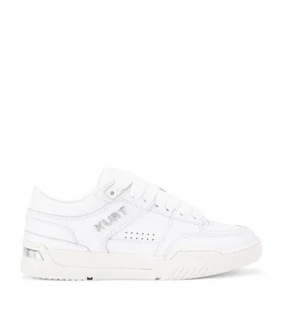 Kurt Geiger London Leather Hatton Sneakers In White