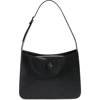 Kurt Geiger London Leather Hobo Bag In Black