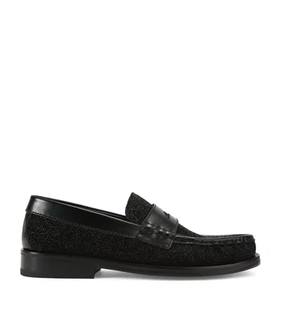 Kurt Geiger London Leather Lombard Loafers In Black