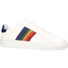 Kurt Geiger Lennon Rainbow-motif Low-top Leather Trainers