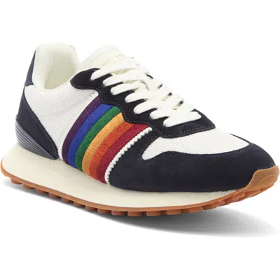 Kurt Geiger London Lennox Sneaker In White/navy