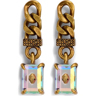 Kurt Geiger London Linear Drop Chain Earrings