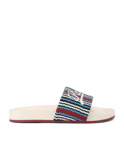 Kurt Geiger London Logo Script Slides In Red