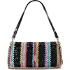 KURT GEIGER KURT GEIGER LONDON LONG KENSINGTON WOVEN SHOULDER BAG