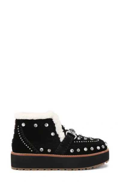 Kurt Geiger London Mansion Cozy Stud Boot In Black