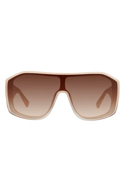 Kurt Geiger London Mask Sunglasses In Brown